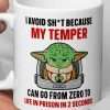 Baby yoda Temper Mug